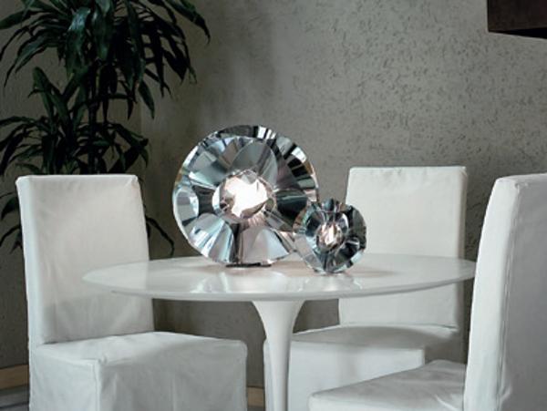 Aluminium table lamp | Floral by Panzeri