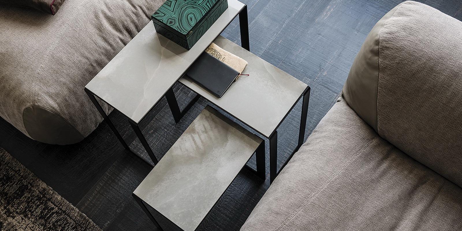 Square ceramic coffee table | Kitano by Cattelan Italia