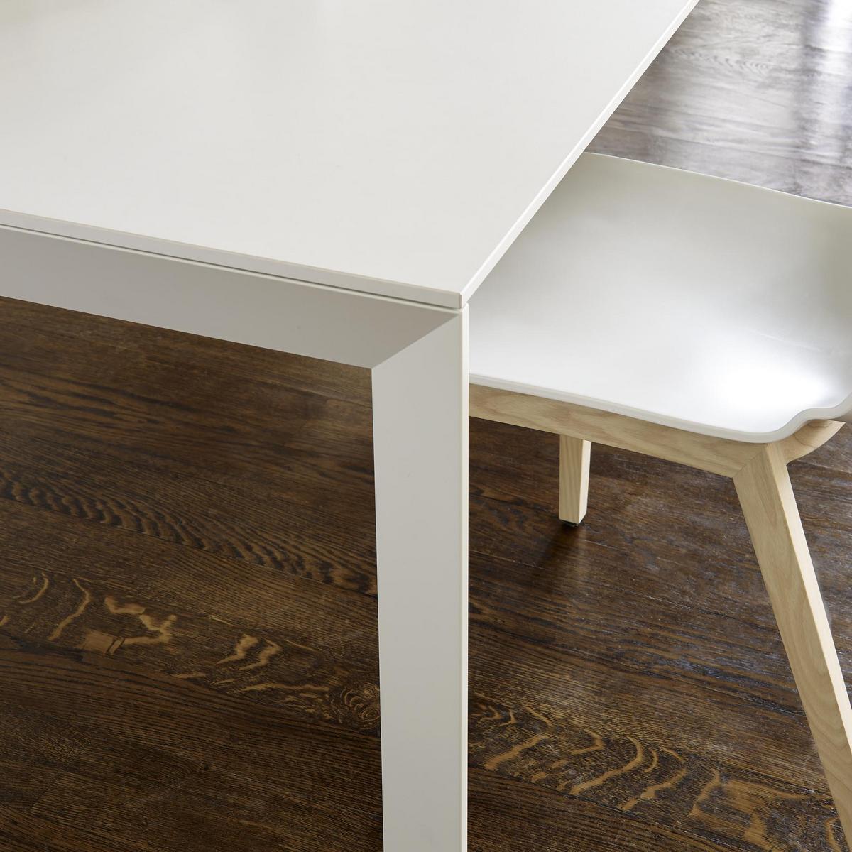 Extending rectangular wooden dining table | Frost by Ligne Roset