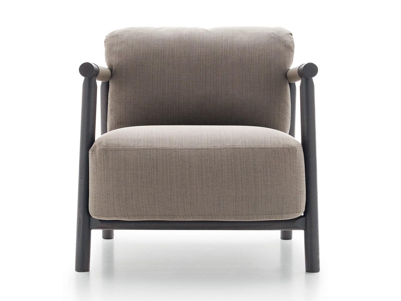 Upholstered fabric easy chair with armrests | Nathy by Ditre Italia