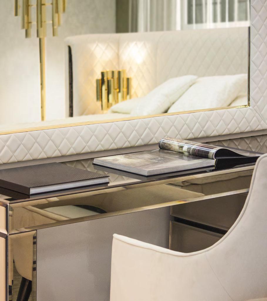 Mirrored glass dressing table | Royal by Formitalia