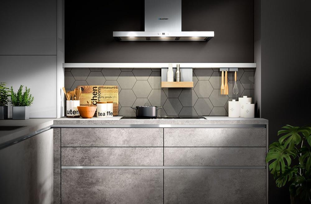 Wood kitchen without handles Haecker classic Comet GL