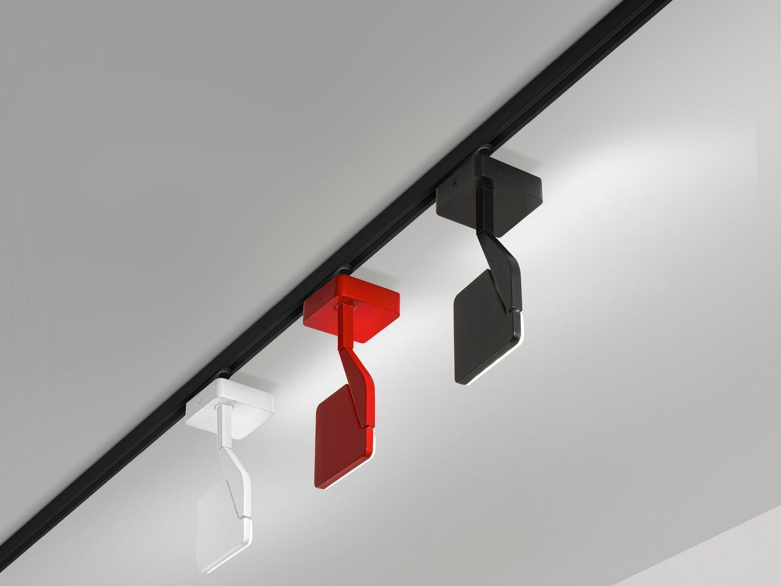 LED aluminium track-Light | Jackie Spot by Panzeri