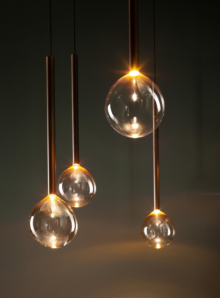 Borosilicate glass pendant lamp | Sofì by Bonaldo