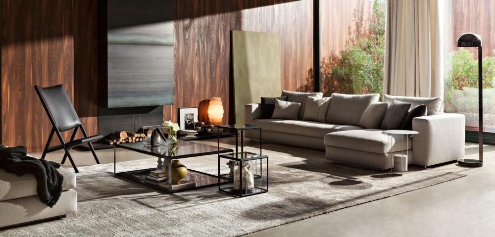 Recliner 3 seater fabric sofa | Reversi’ 14 by Molteni