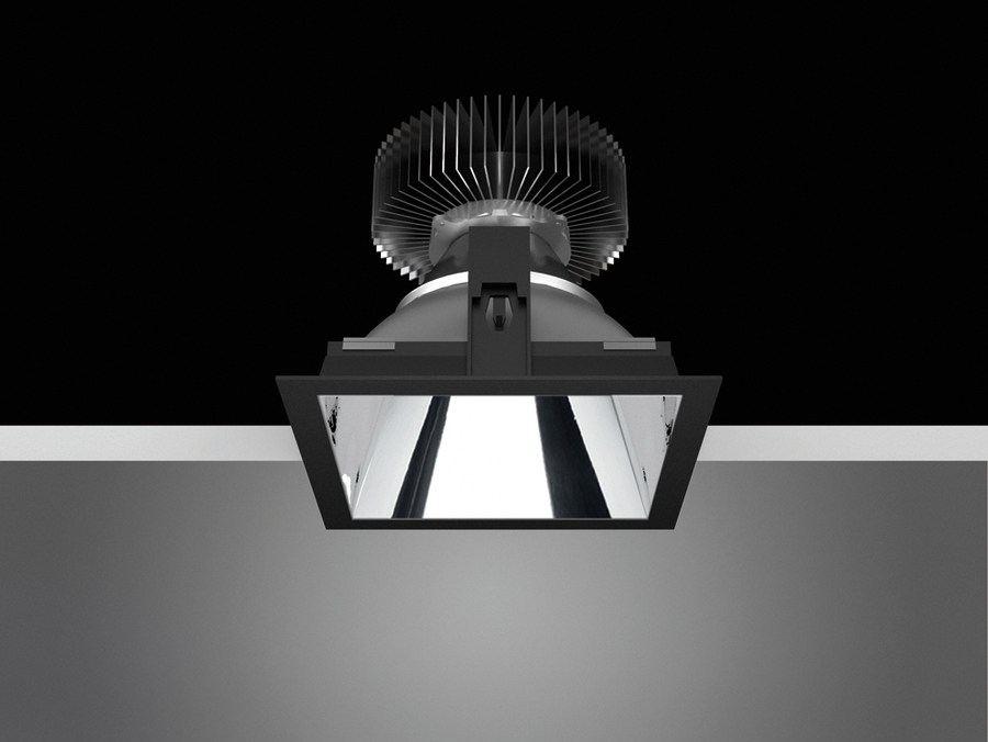 LED square aluminium spotlight | Everything by Artemide