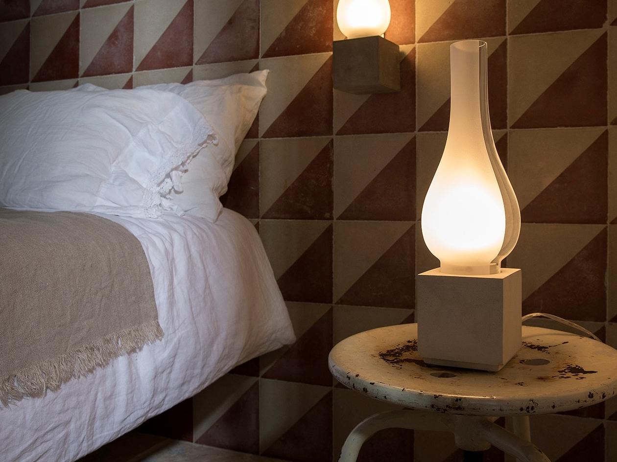 Cement table lamp / floor lamp | Amarcord by Karman