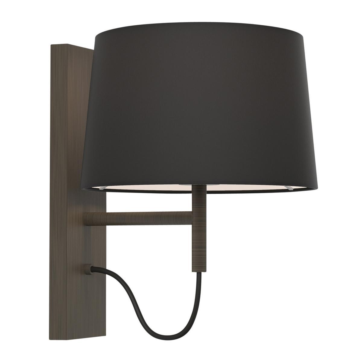 LED wall lamp in steel and fabric with fixed arm | Telegraph by Astro lighting