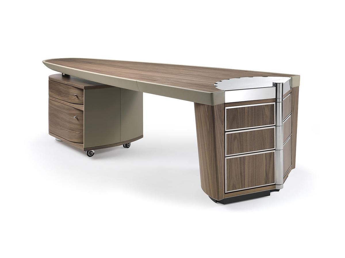 Wooden office desk with drawers | Ark by Reflex