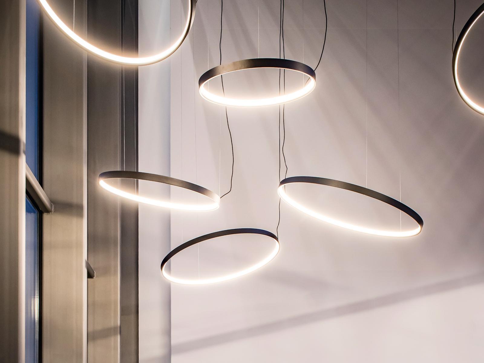 LED pendant lamp | Superloop Hc by Delta light