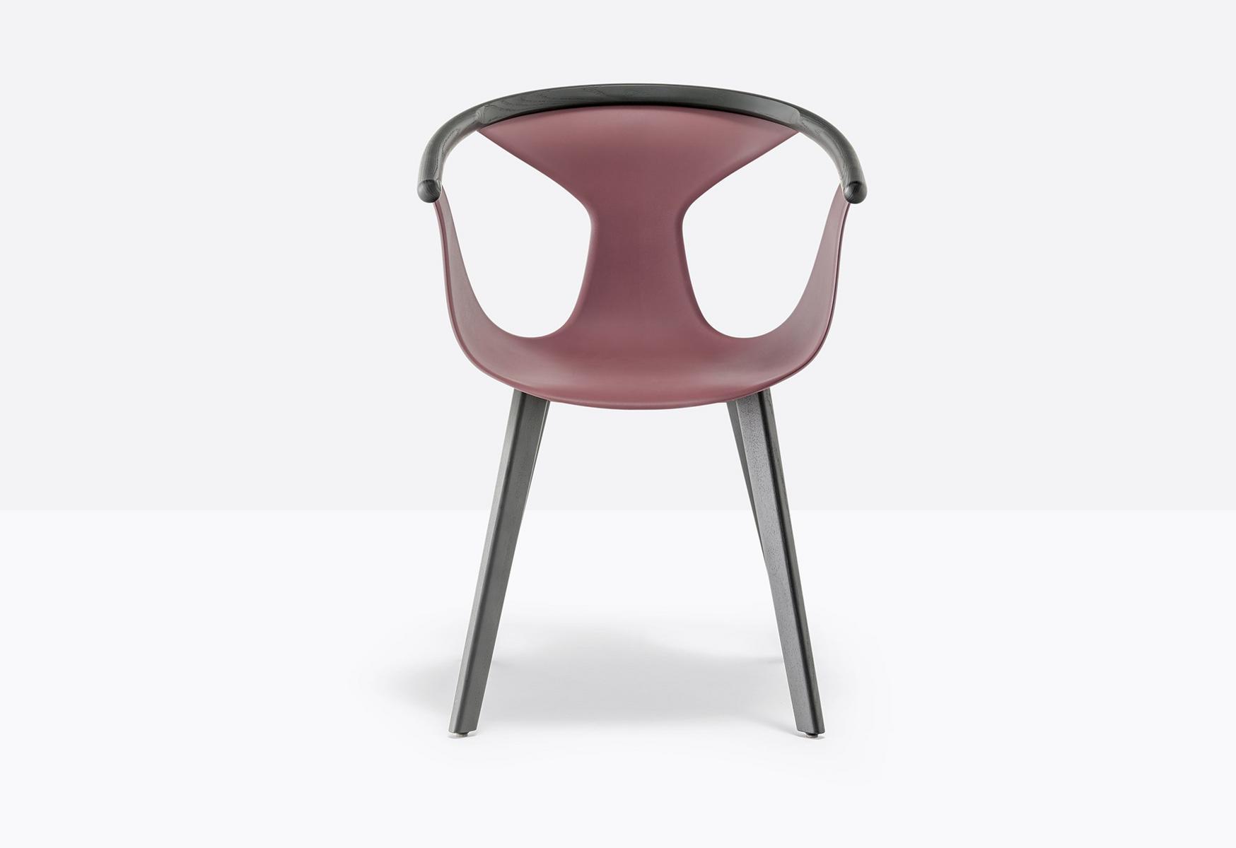 Stackable polypropylene chair with armrests | Fox 3725 by Pedrali