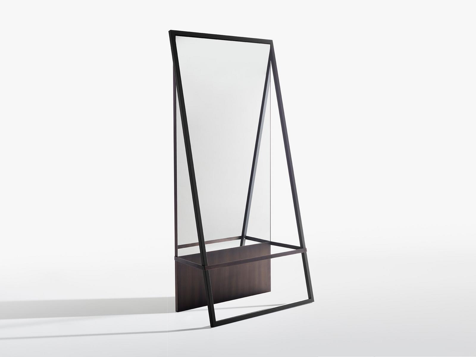 Freestanding rectangular mirror | Tale by Potocco