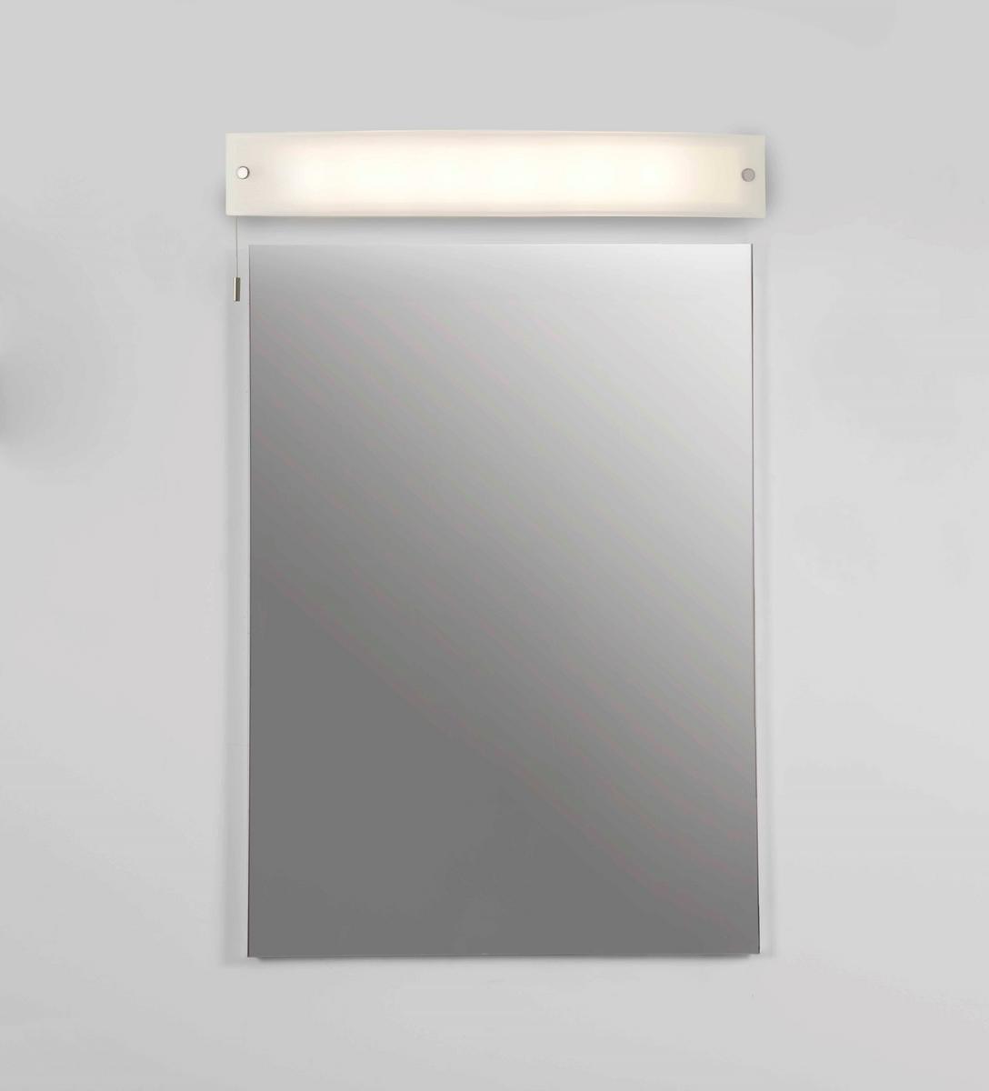 Glass and steel Mirror lamp | Curve by Astro lighting
