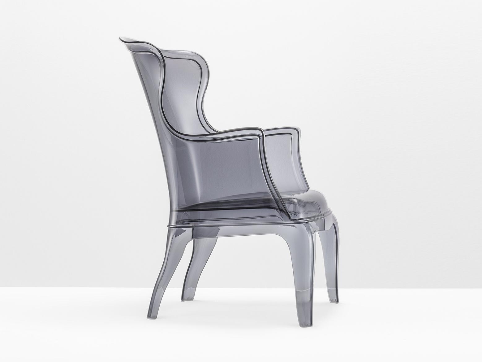 Polycarbonate armchair | Pasha 660 by Pedrali