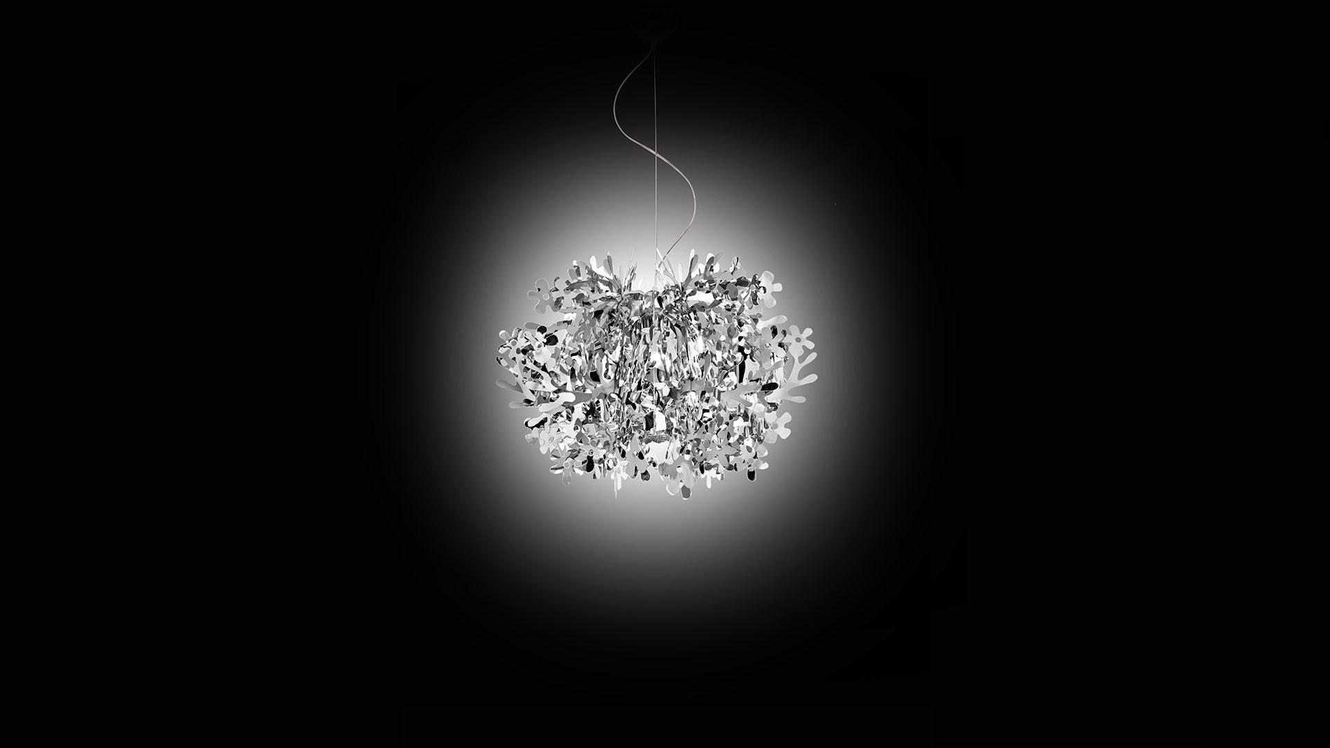 Steelflex® pendant lamp | Fiorella Mini Silver by Slamp