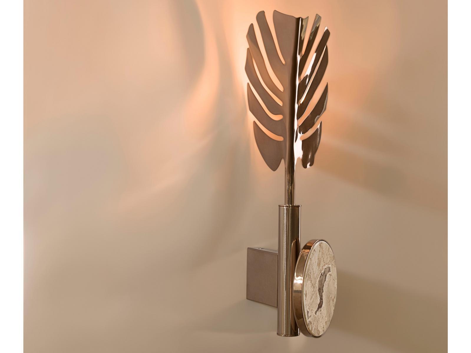 LED indirect light stainless steel wall light | Callia by Visionnair