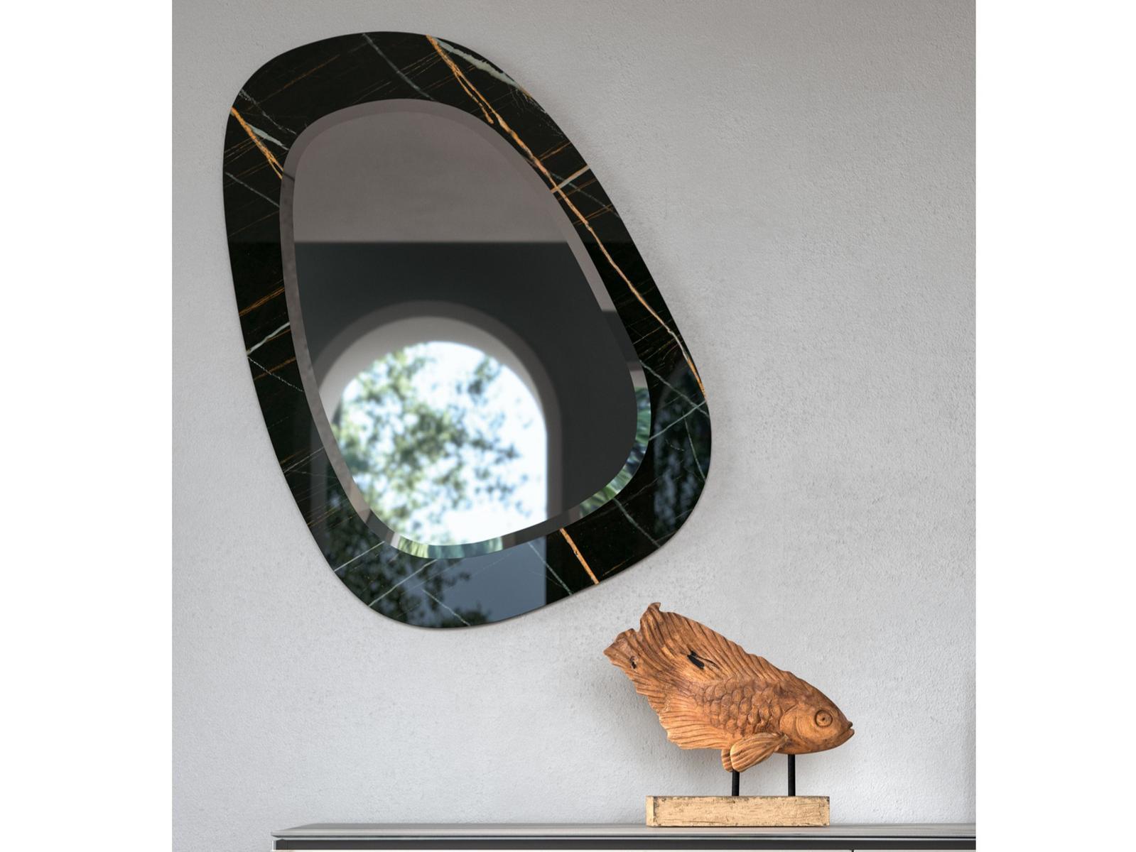 Wall-mounted glass mirror | Miami Vice by Ozzio Italia