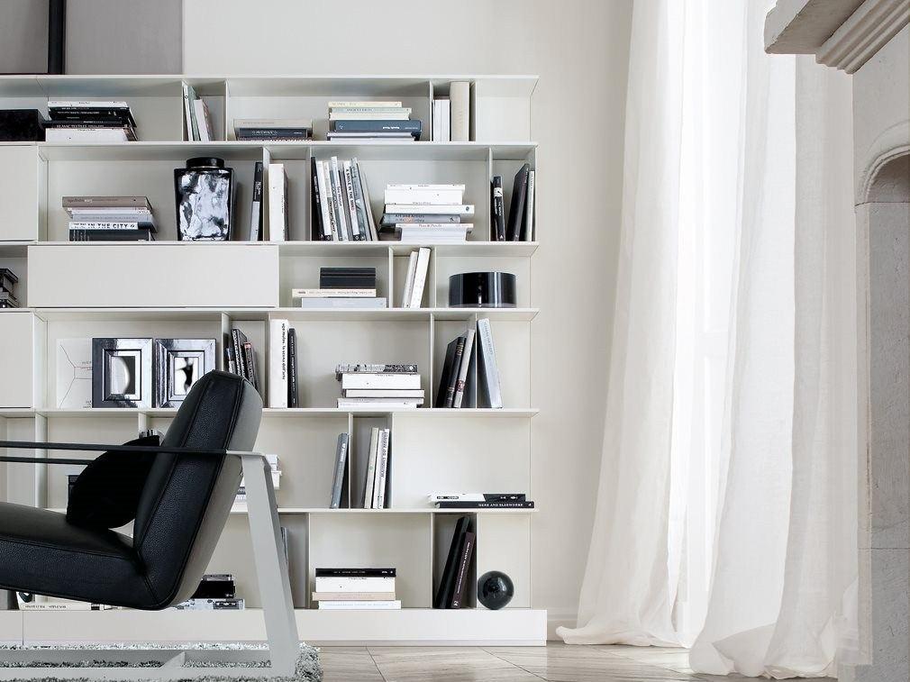 Modular wooden TV wall system | Skip by Poliform