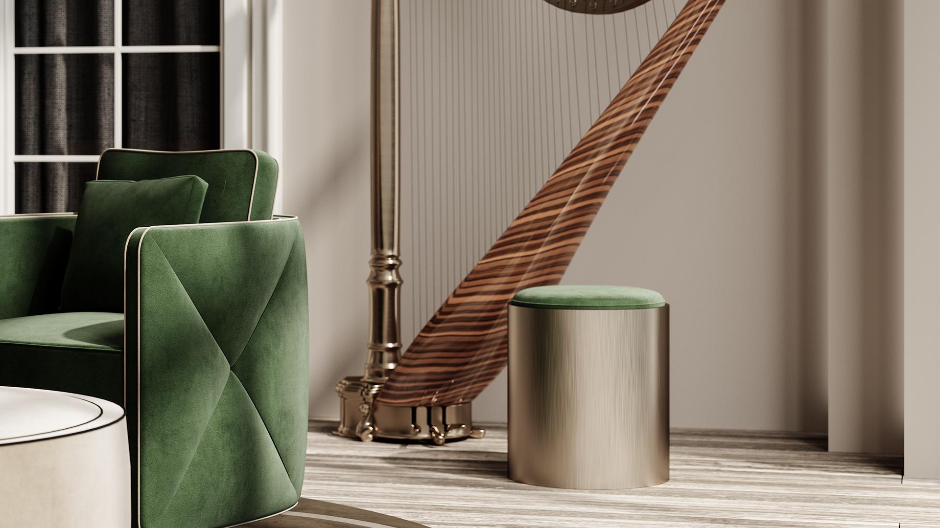 Metal stool | Tau by Reflex