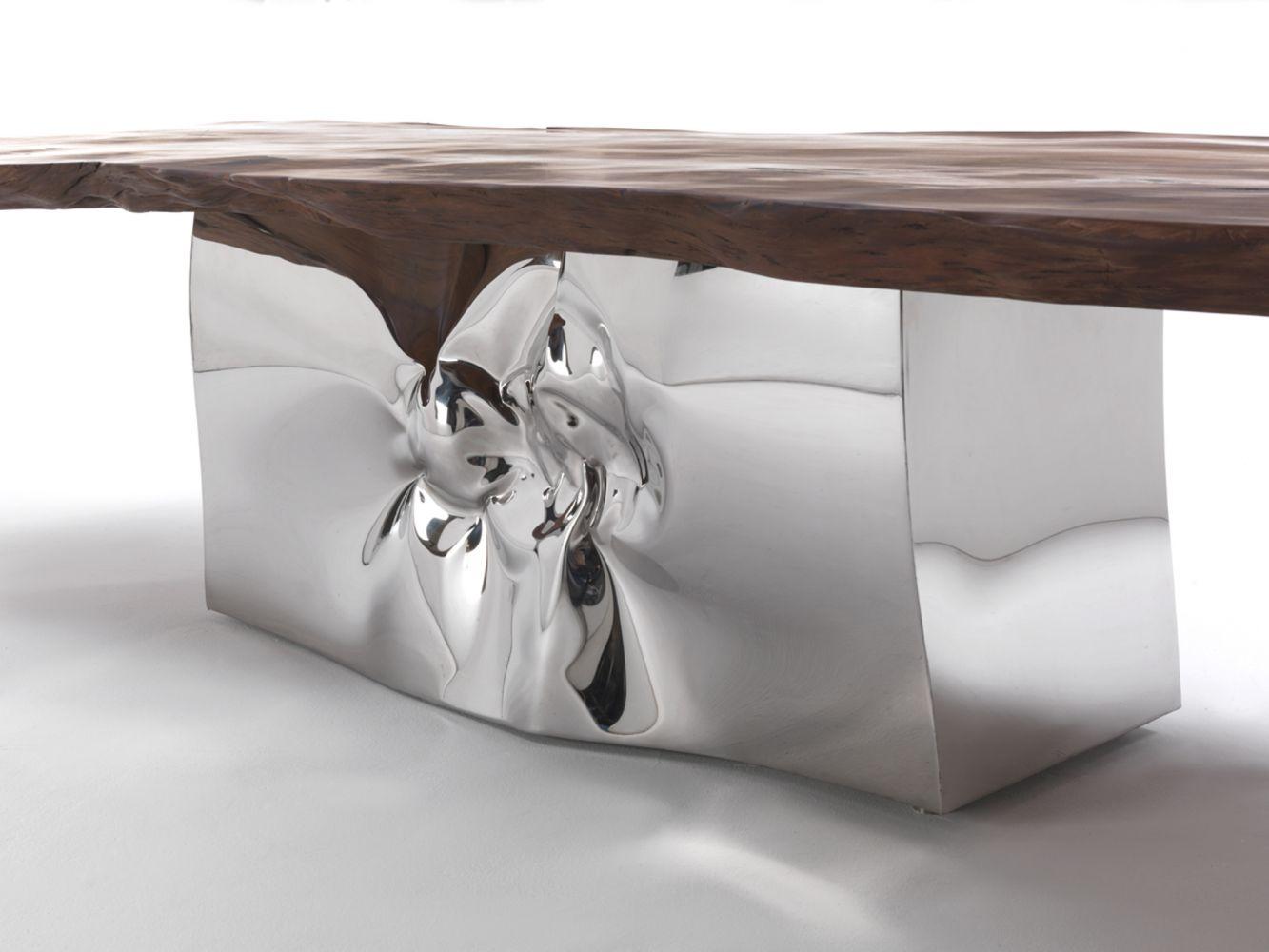Rectangular wood table | Riflessi by Riva 1920