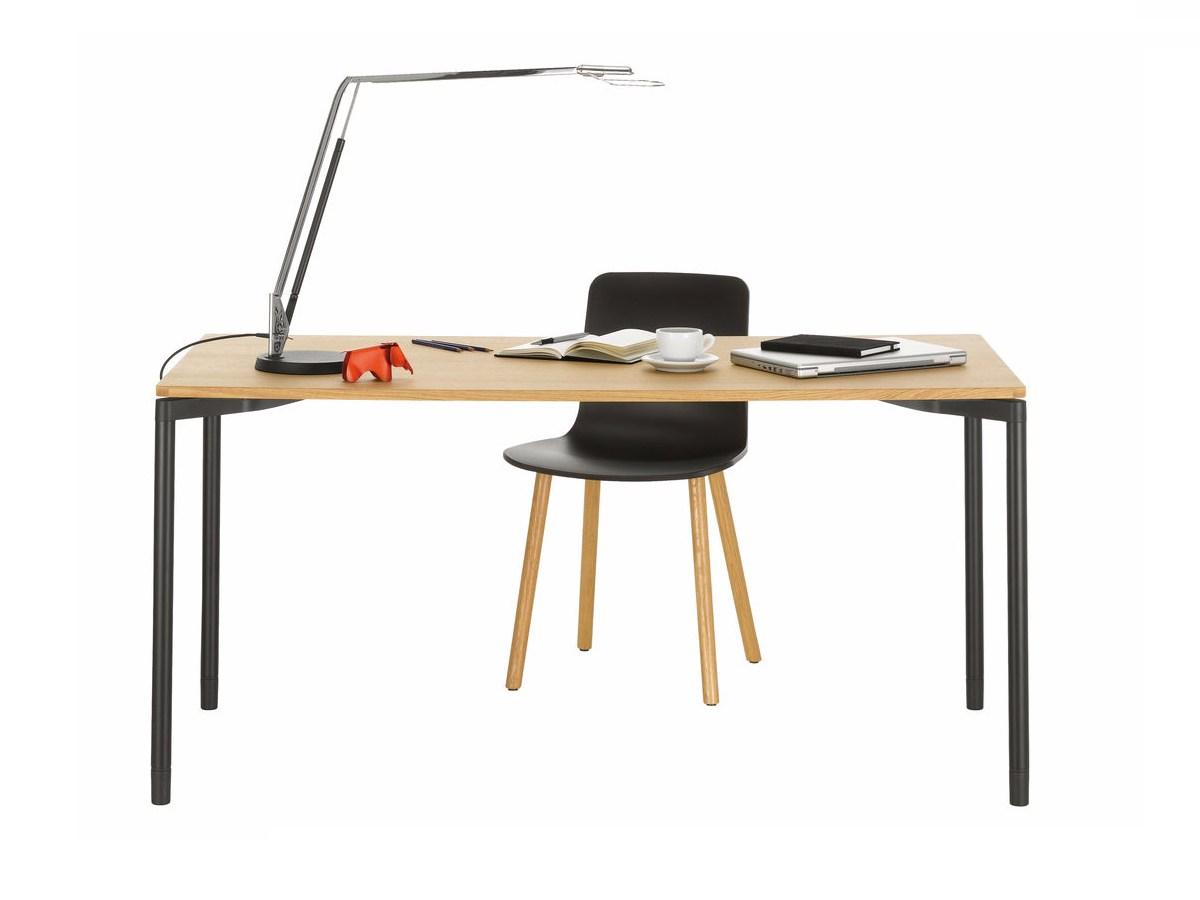 Rectangular wood veneer writing desk | Map by Vitra
