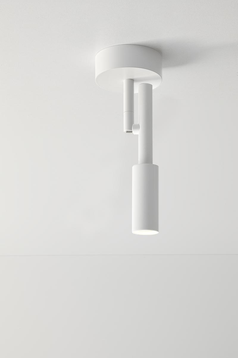 LED adjustable aluminium ceiling lamp | Tubino by Panzeri