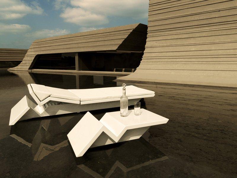 Garden side table | Rest by Vondom