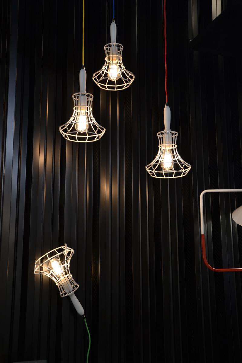 Iron pendant lamp | Lady Cage by Zava