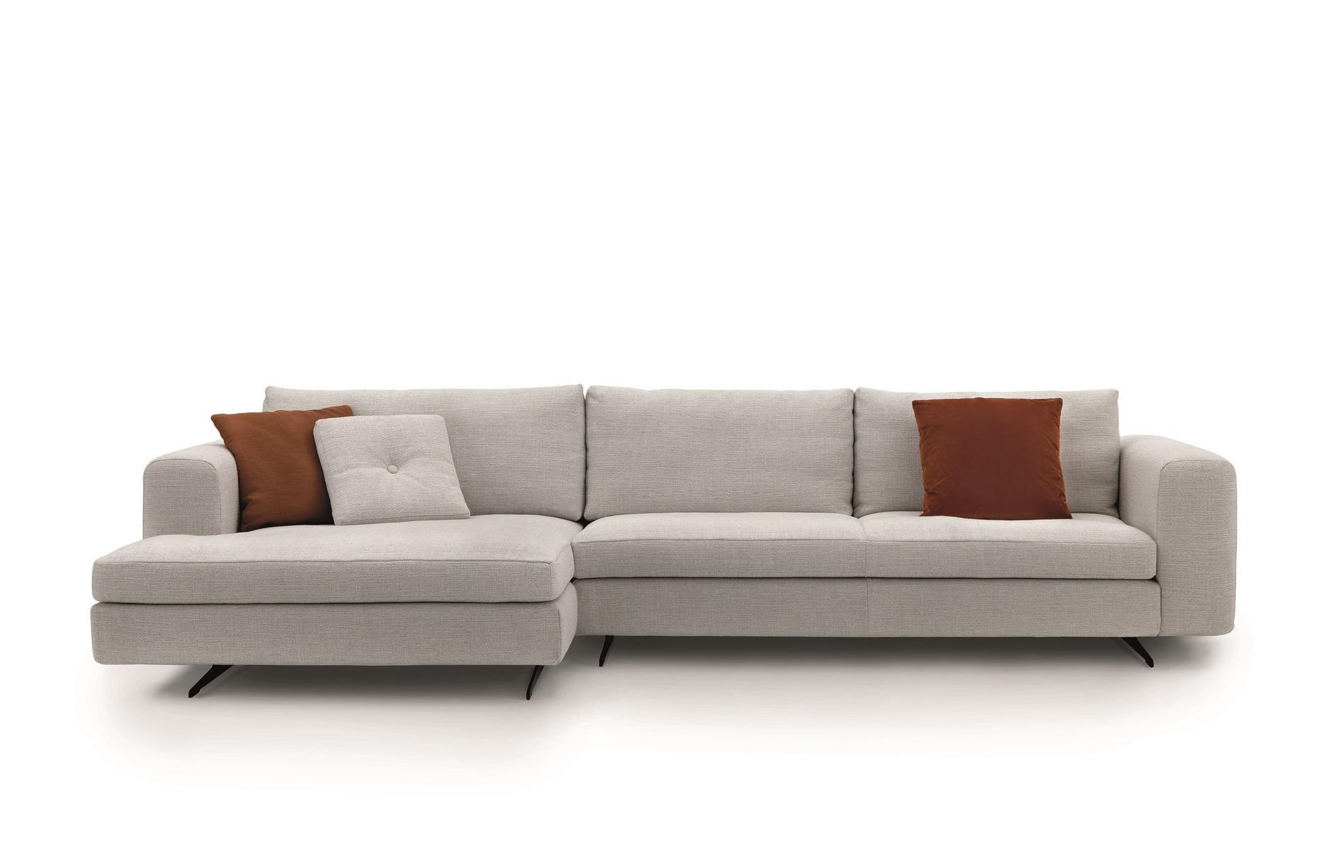 Sectional fabric sofa | Lee System by Arflex