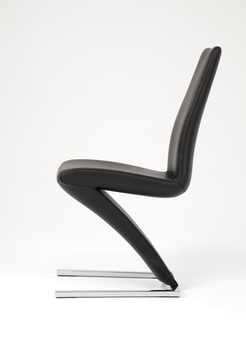 Cantilever leather chair | 7800 by Rolf Benz