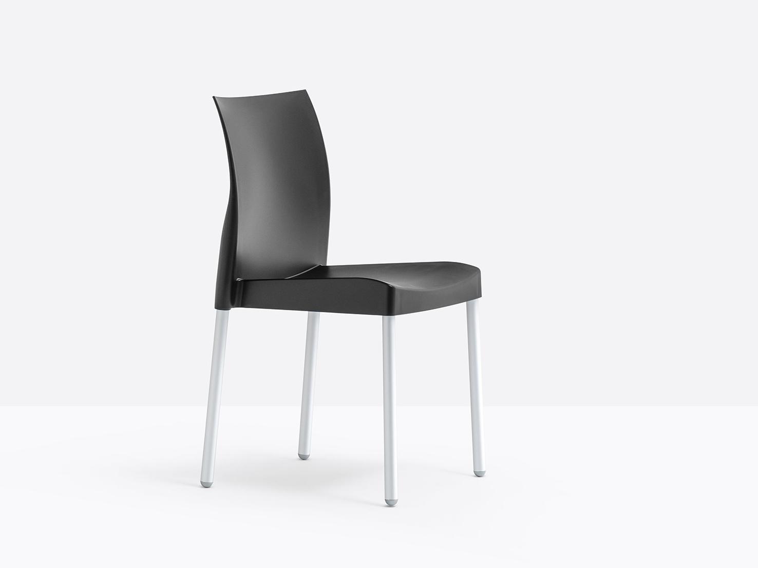 Stackable polypropylene chair | Ice 800 by Pedrali