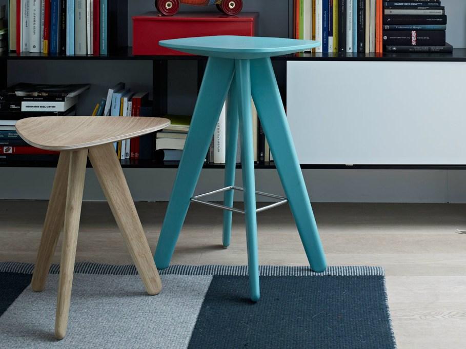 Wooden stool / coffee table | Ics by Poliform