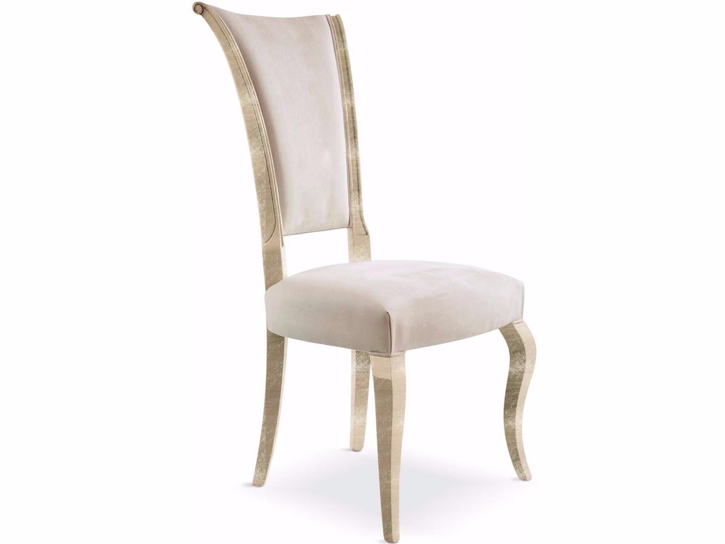High-back velvet chair | Raffaello by Cantori