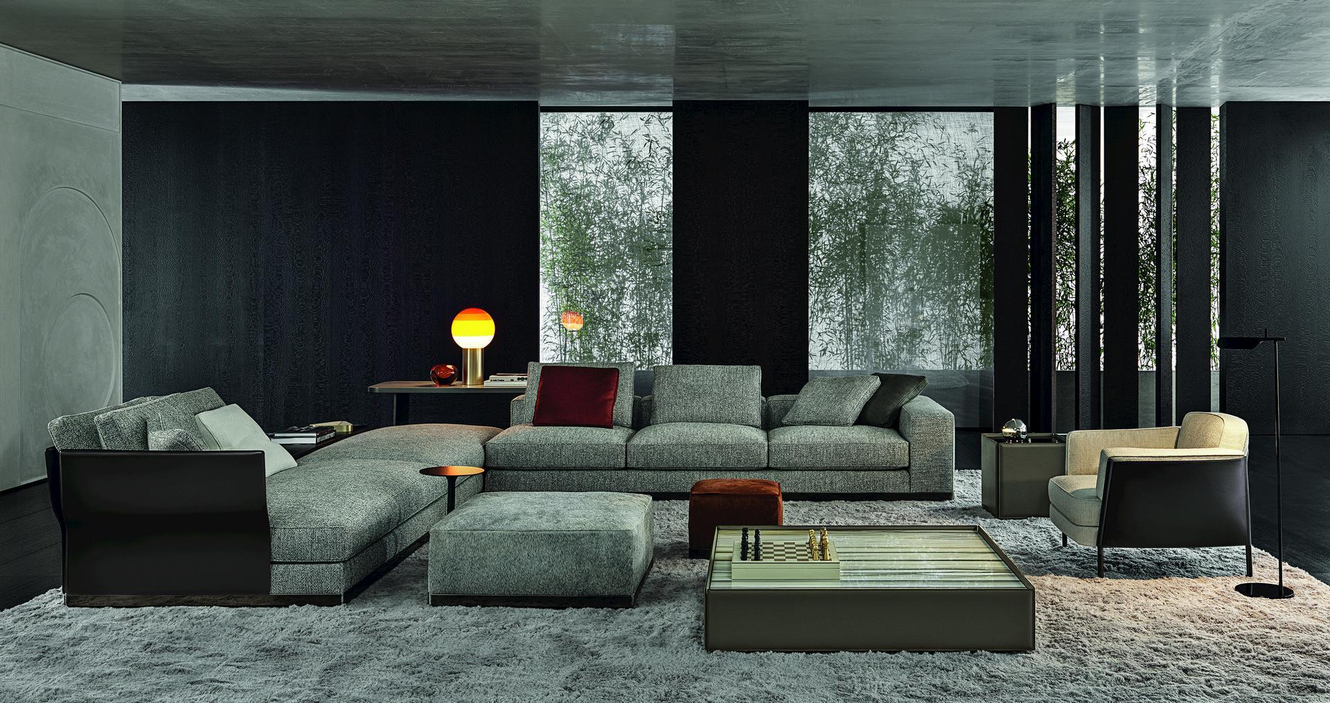 Sofa | West Saddle-hide by Minotti