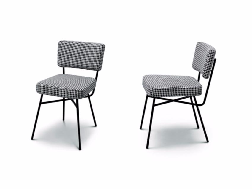 Upholstered fabric chair | Elettra by Arflex