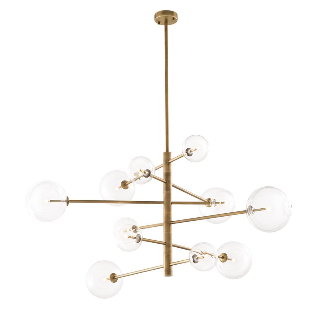 Metal pendant lamp | Argento by Eichholtz