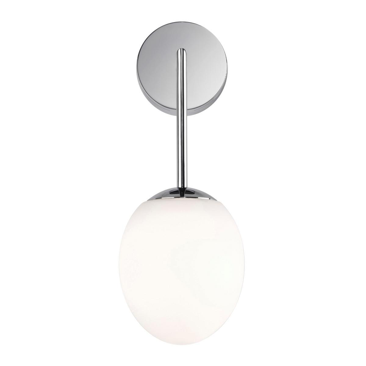 LED wall light in metal and opal glass | Kiwi by Astro lighting