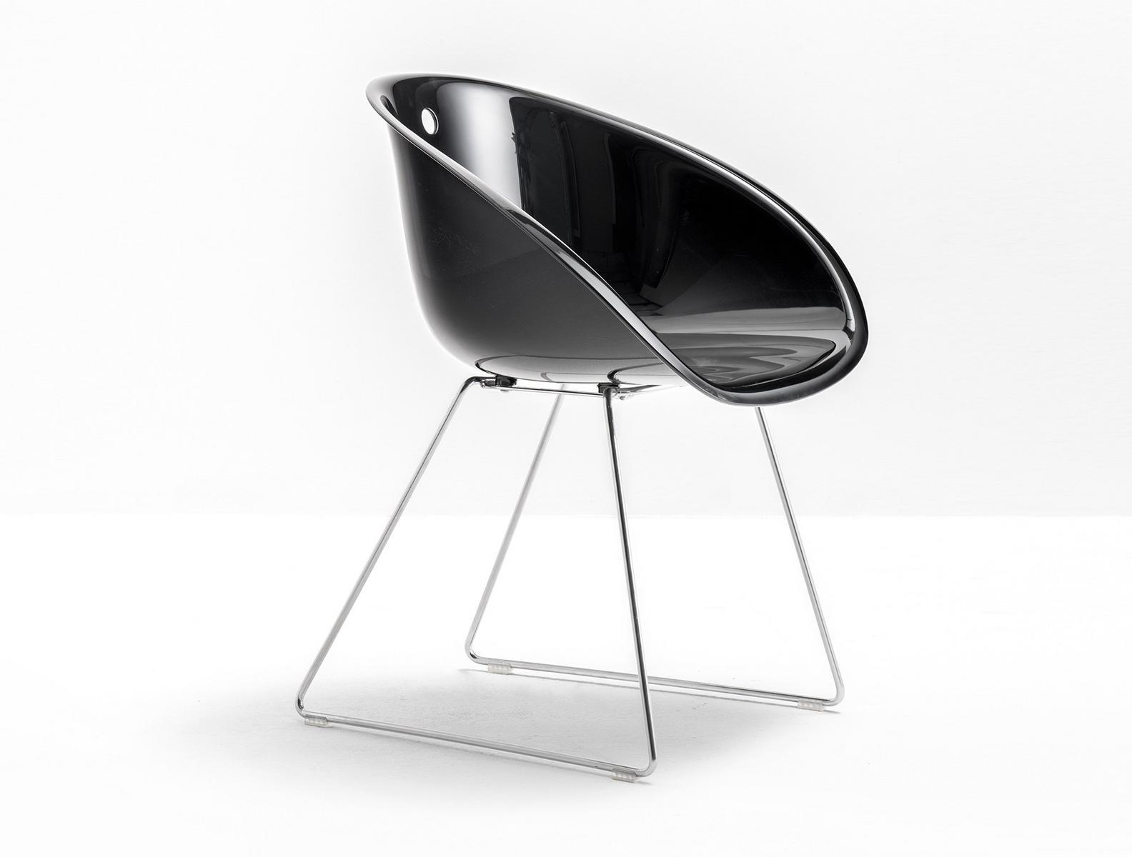Sled base polycarbonate chair | Gliss 921 by Pedrali