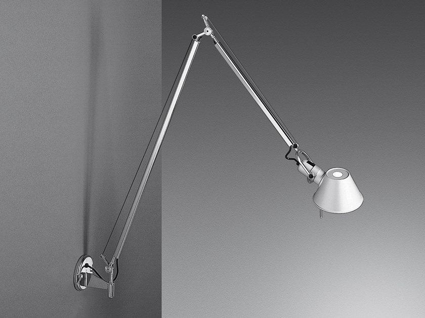 Aluminium wall lamp with swing arm | Tolomeo Braccio by Artemide