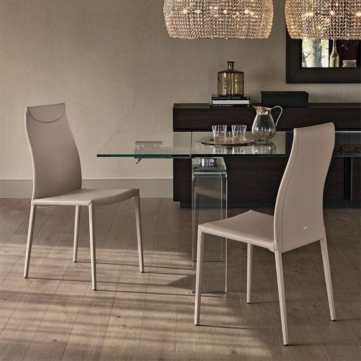 Leather chair | Maya Flex by Cattelan Italia