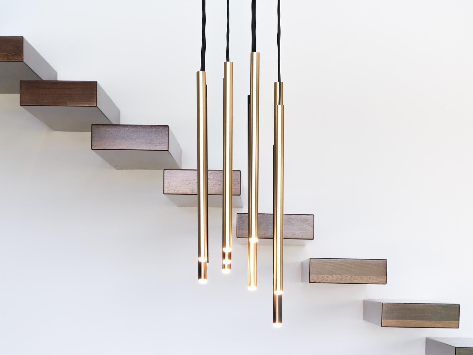 Direct light painted metal pendant lamp | Stilo X12 by Riflessi
