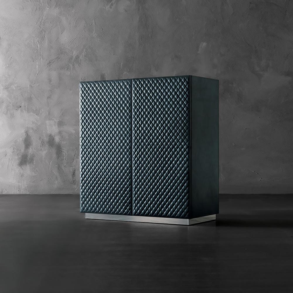 Nabuk sideboard in a luxury style with drawers | Julia by Rugiano