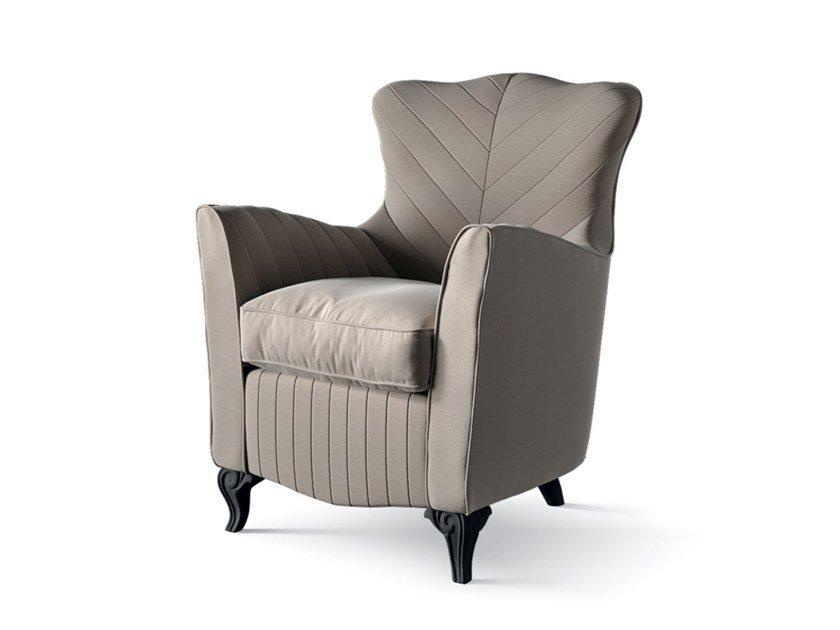 Fabric armchair with armrests | 5944 by Carpanese home