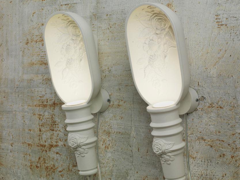 Direct light ceramic wall lamp | Work In Progress by Karman