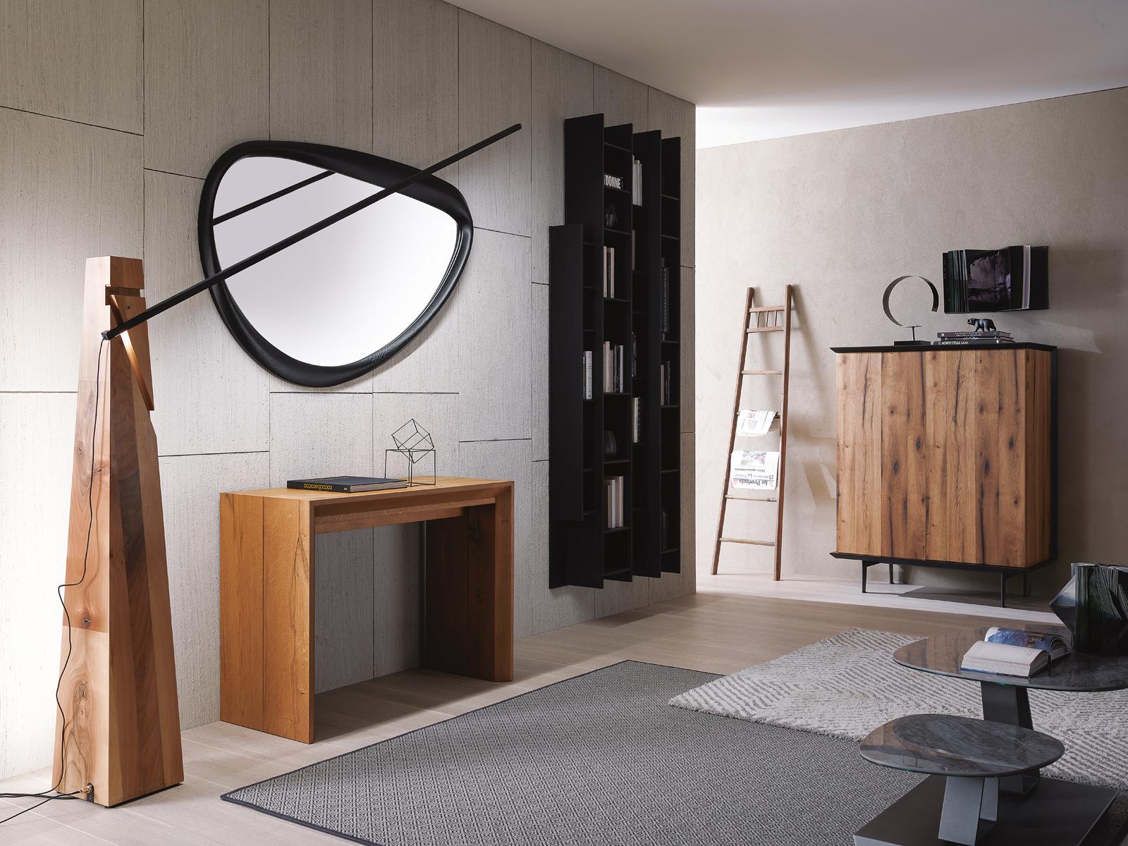 Wall-mounted framed mirror | Soho by Ozzio Italia
