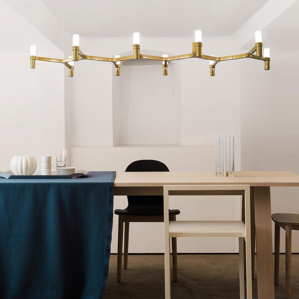 Die cast aluminium pendant lamp | Crown Plana Linea by Nemo