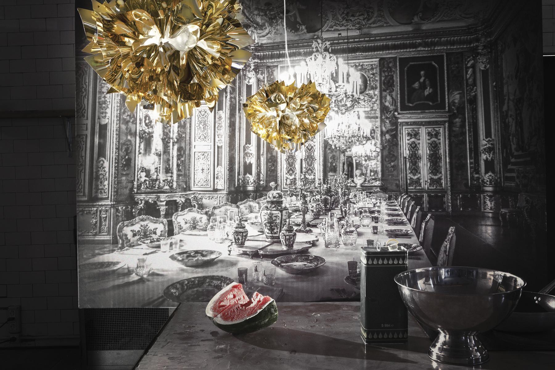 Goldflex® wall lamp / ceiling lamp | Veli Gold by Slamp