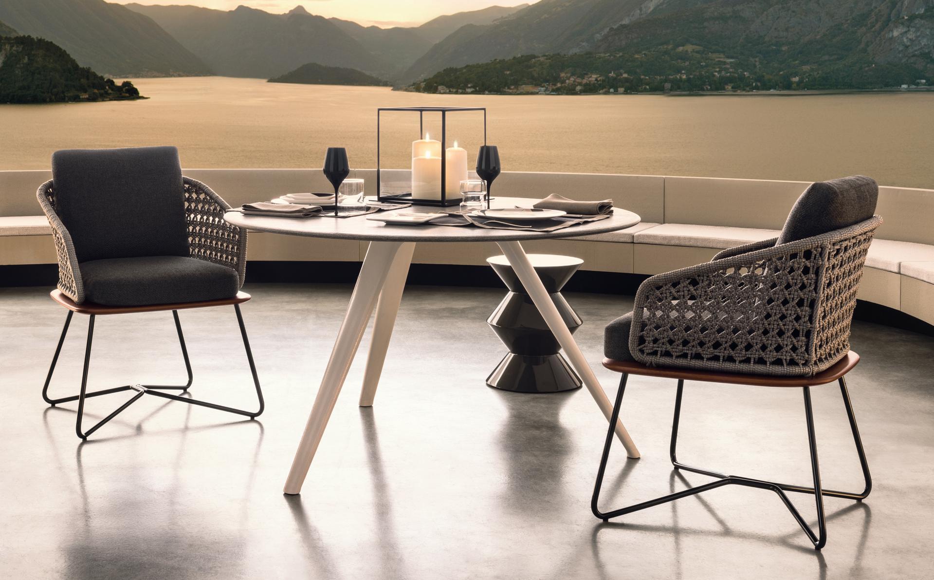 Outdoor chair | Rivera Little by Minotti