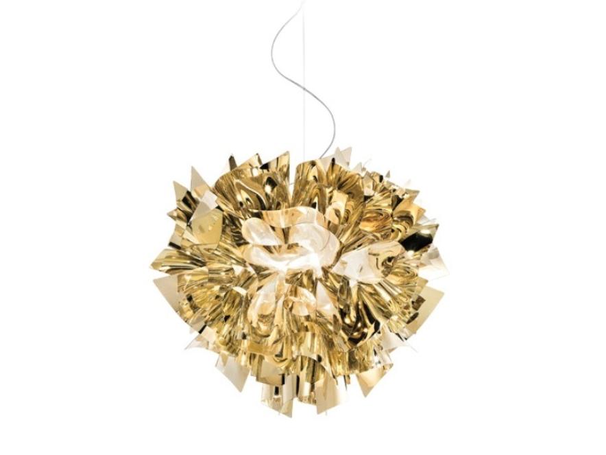 Goldflex® pendant lamp | Veli Large Gold by Slamp