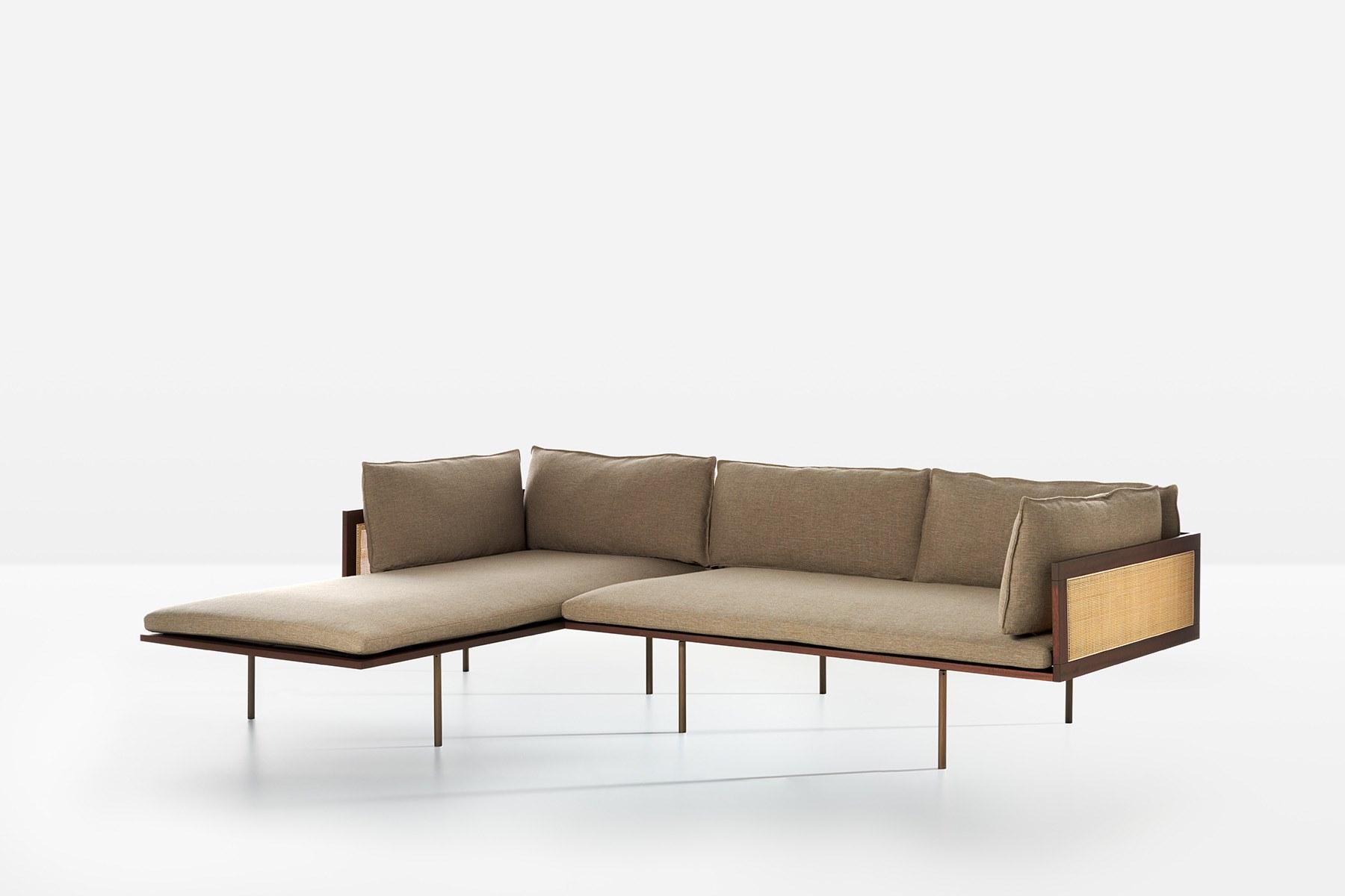 Sectional fabric sofa | Loom by Potocco